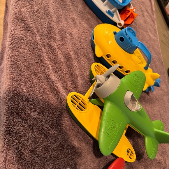 Airplane and Boat Set - Tugboat, Paddle Boat, Submarine, Plane, Sea Plane - Picture 2 of 3